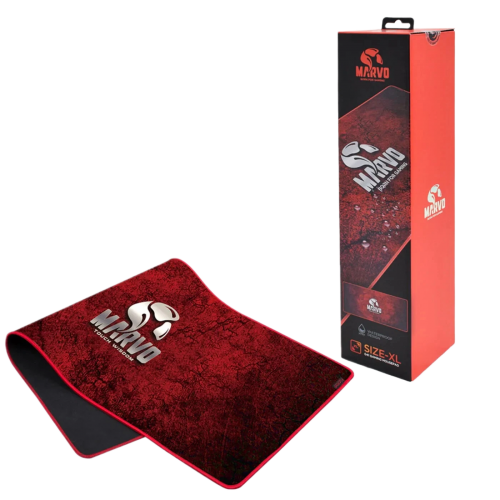 משטח עכבר לגיימינג Marvo Scorpion PRO Medium Logo - אדום - G39