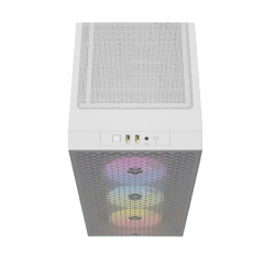 מארז Corsair 3000D RGB AIRFLOW Mid Tower CASE White