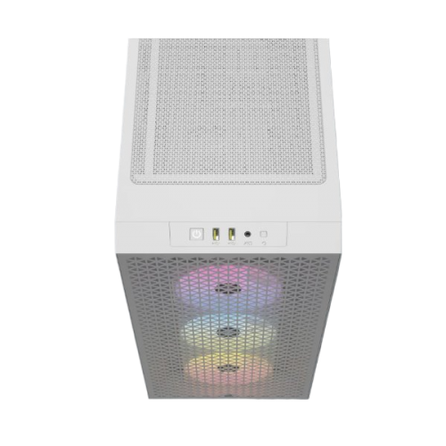 מארז Corsair 3000D RGB AIRFLOW Mid Tower CASE White