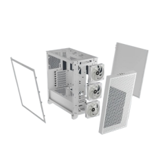 מארז Corsair 3000D RGB AIRFLOW Mid Tower CASE White
