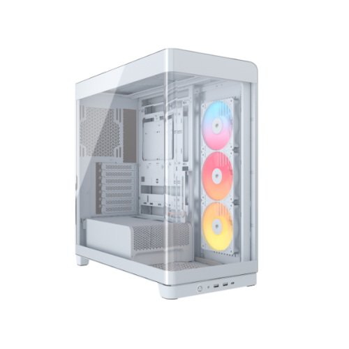 מארז Corsair FRAME 4500X E-ATX 2XUSB 3.2-A 1XUSB3.2 Type-C White