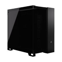 מארז Corsair 6500X Mid-Tower E-ATX Tempered Glass Case Black