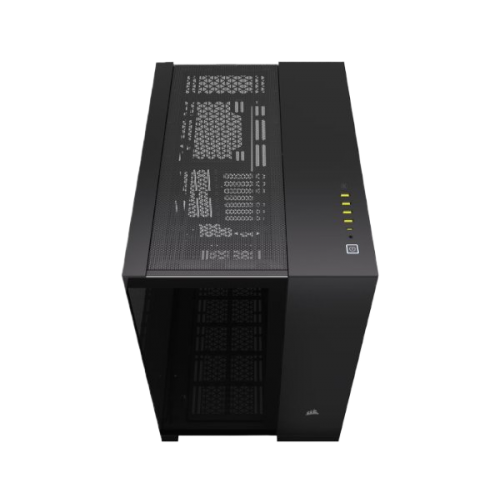 מארז Corsair 6500X Mid-Tower E-ATX Tempered Glass Case Black