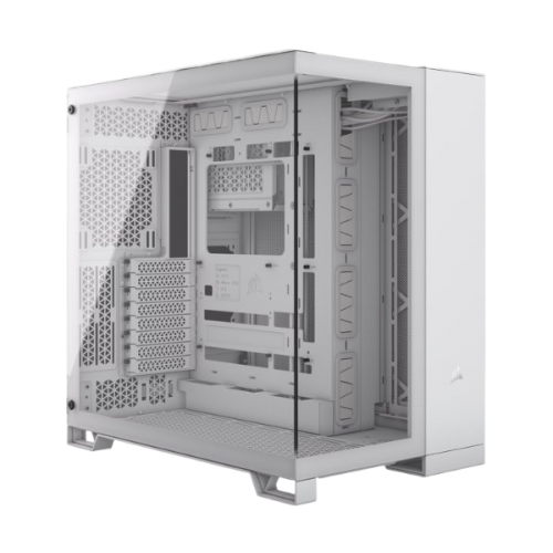 מארז Corsair 6500X Mid-Tower E-ATX Tempered Glass Case White