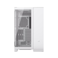 מארז Corsair 6500X Mid-Tower E-ATX Tempered Glass Case White