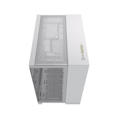 מארז Corsair 6500X Mid-Tower E-ATX Tempered Glass Case White