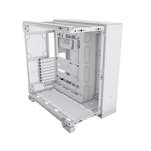 מארז Corsair 6500X Mid-Tower E-ATX Tempered Glass Case White