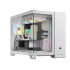 מארז Corsair 2500X Mini-Tower mATX Tempered Glass NO FANS White