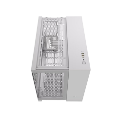 מארז Corsair 2500X Mini-Tower mATX Tempered Glass NO FANS White