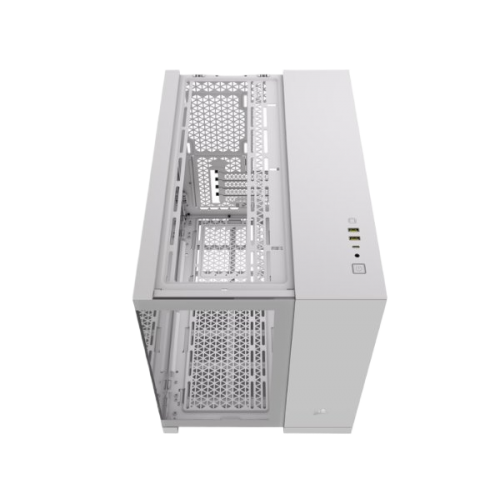 מארז Corsair 2500X Mini-Tower mATX Tempered Glass NO FANS White