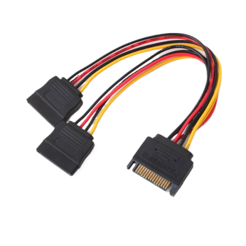 מפצל חשמל Sata Male to 2XSATA Female