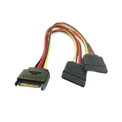 מפצל חשמל Sata Male to 2XSATA Female