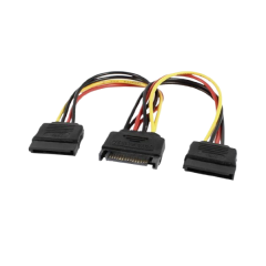 מפצל חשמל Sata Male to 2XSATA Female