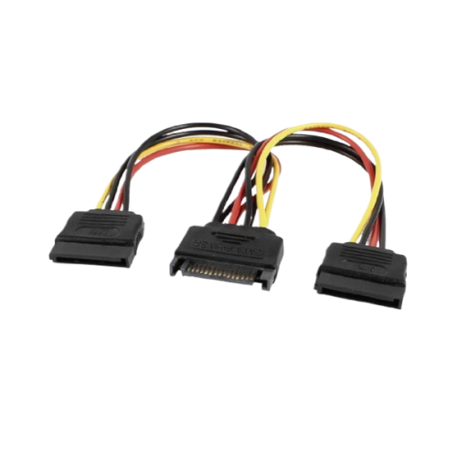 מפצל חשמל Sata Male to 2XSATA Female
