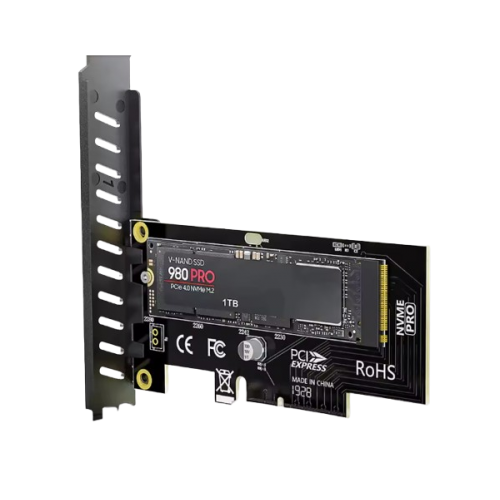 כרטיס הרחבה PCIe x4 to M.2 Adapter Support 2280 M.2