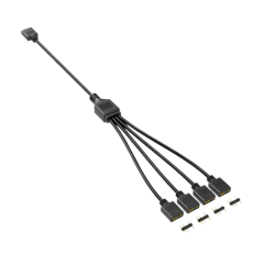 מפצל שחור מ1-ל4 ARGB