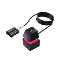 כפתור כיבוי והדלקה Pc Power Reset Button With RGB