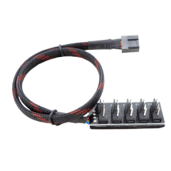 מפצל Fan Hub 5 in 1 Splitter for PC Fan Hub with PWM 4Pin