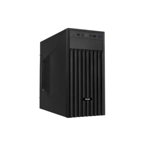 מארז מיני כולל ספק LOOP-2001 500W 35.5CM HIGHT Mini Tower ATX