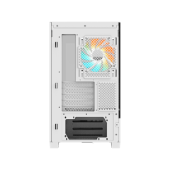 מארז לבן GIGABYTE C201 PANORAMIC ICE Micro-ATX 3XARGB Fans