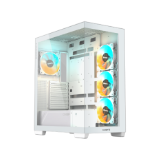 מארז לבן GIGABYTE C500 PANORAMIC STEALTH ICE Mid-Tower ATX