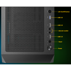 מארז ANTEC AX83 RGB EXTREME Mid T GAMING 6x120 RGB Fan