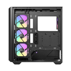 מארז שחור Antec C3 ARGB Mid-Tower ATX 4x ARGB FANS Incl Type-C