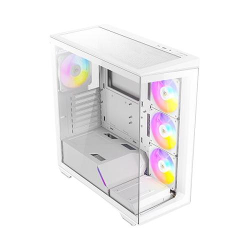 מארז לבן Antec C3 ARGB Mid-Tower ATX 4x ARGB FANS Incl Type-C