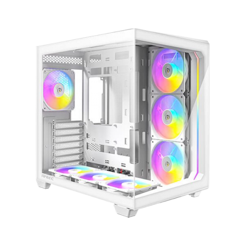 מארז לבן Antec C5 RGB Mid-Tower ATX 7x ARGB FANS Incl Type-C