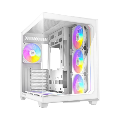 מארז לבן Antec C5 RGB Mid-Tower ATX 7x ARGB FANS Incl Type-C