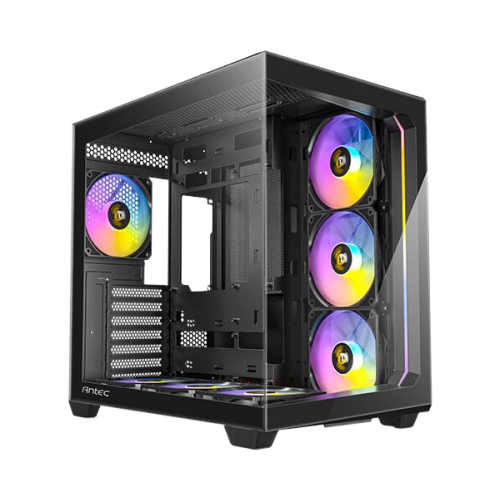 מארז שחור Antec C5 ARGB Mid-Tower ATX 7x ARGB FANS Incl Type-C
