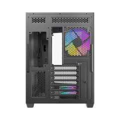 מארז שחור Antec C5 ARGB Mid-Tower ATX 7x ARGB FANS Incl Type-C