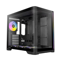מארז שחור Antec C5 Curve ARGB Mid-Tower ATX 4x ARGB FANS Type-C