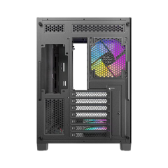 מארז שחור Antec C5 Curve ARGB Mid-Tower ATX 4x ARGB FANS Type-C