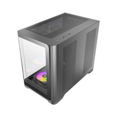 מארז שחור Antec C5 Curve ARGB Mid-Tower ATX 4x ARGB FANS Type-C