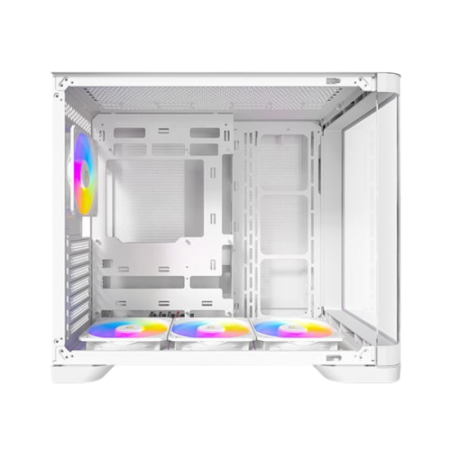 מארז לבן Antec C5 Curve ARGB Mid-Tower ATX 4x ARGB FANS Type-C