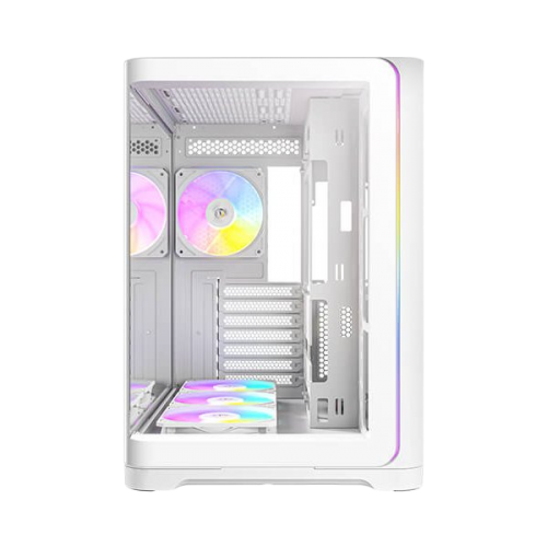 מארז לבן Antec C5 Curve ARGB Mid-Tower ATX 4x ARGB FANS Type-C