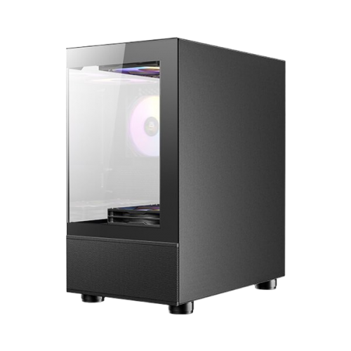 מארז שחור Antec CX200M RGB ELITE M-ATX 5X120mm RGB FANS