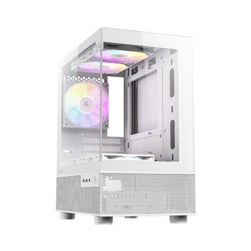 מארז לבן Antec CX200M RGB ELITE M-ATX 5X120mm RGB FANS