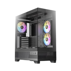 מארז שחור Antec CX700 ARGB BLACK ATX 3X120MM ARGB FANS USB-C