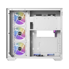מארז Antec CX Mirror White Mini-Tower Gaming Case 7X120mm ARGB