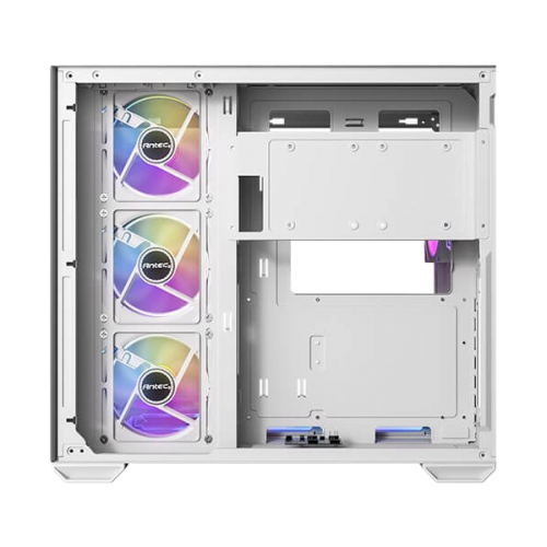 מארז Antec CX Mirror White Mini-Tower Gaming Case 7X120mm ARGB