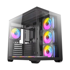 מארז Antec CX Mirror Black Mini-Tower Gaming Case 7X120mm ARGB