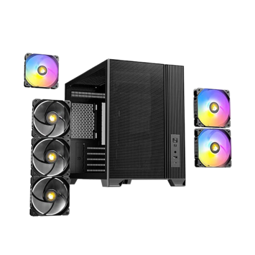 מארז ARGB Type-C 3.2 Antec Flux M Mid Tower Micro-ATX