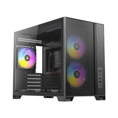 מארז ARGB Type-C 3.2 Antec Flux M Mid Tower Micro-ATX