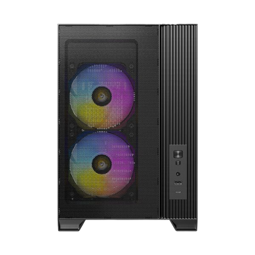 מארז ARGB Type-C 3.2 Antec Flux M Mid Tower Micro-ATX