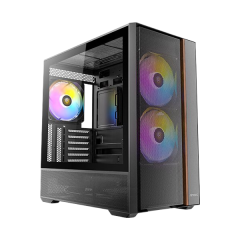 מארז Antec Flux Rear Mid Tower 3X140mm ARGB 2X120MM Fan TypeC 3.2