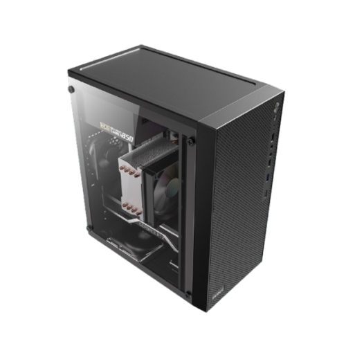 מארז Antec ST10M TG Mini Tower Micro-Atx Black Glass Side Panel