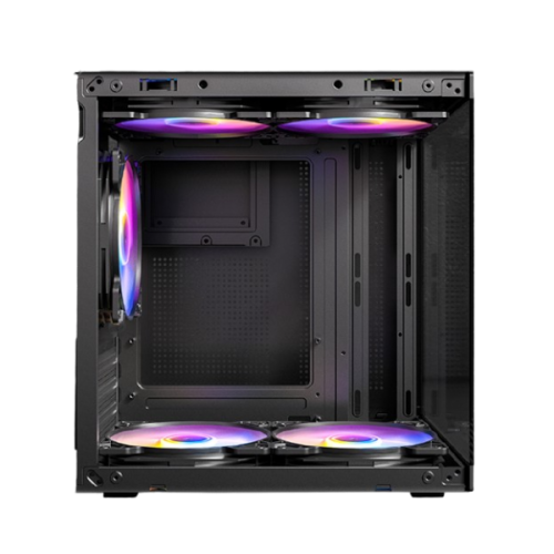 מארז Antec VCX10M ARGB Mini Tower Micro-Atx 5XARGB 120mm Fan