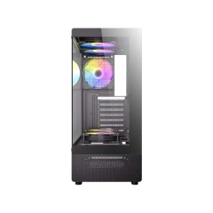 מארז Antec VCX300 ARGB Black Mid-Tower ATX 5x120mm Fans include